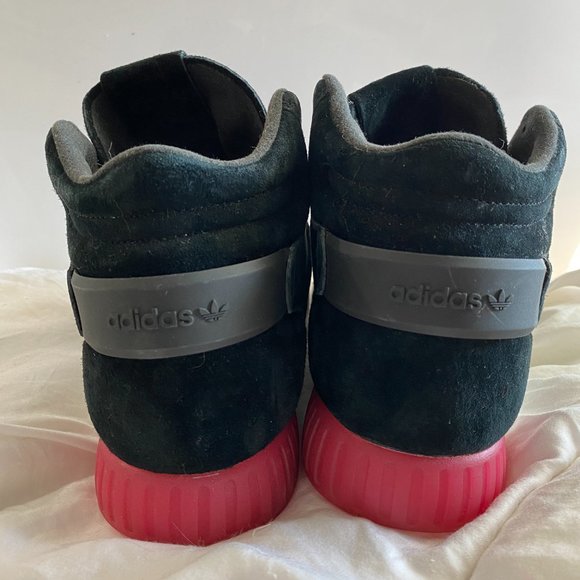 adidas Tubular Invader Strap, Core Black Shock Pink - Size 7.5 - Picture 3 of 8